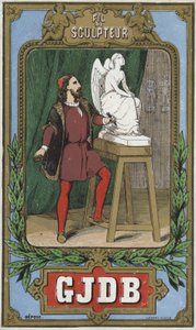 Étiquette pour le fil du sculpteur - French School